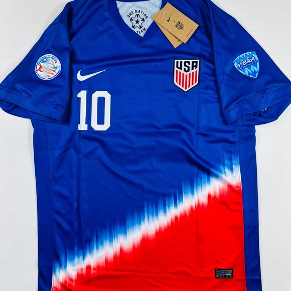 Nike Copa America 2024 Pulisic #10 USMNT Away Jersey Team USA All Sizes - Picture 3 of 11